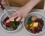 《ヤンニョムチキン 丼》作り方7写真