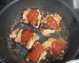 《ヤンニョムチキン 丼》作り方6写真