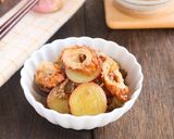 レンジで♡さつまいもとちくわのそぼろ和え作り方4写真
