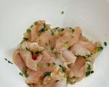 材料4つ!!やわらかネギ塩レモンチキン作り方2写真