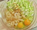 洋風？・里芋とエビのお好み焼き作り方5写真