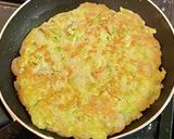 洋風？・里芋とエビのお好み焼き作り方7写真