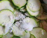 ズッキーニの昆布茶和え作り方2写真