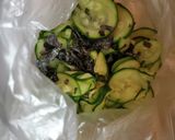 ズッキーニの昆布茶和え作り方4写真