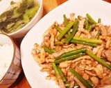 THE中華☆豚肉とニンニクの芽の胡椒炒め作り方10写真