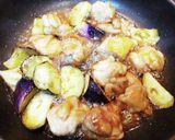 超簡単！鶏もも肉とナスの甘酢あん煮込み！作り方8写真