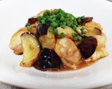 超簡単！鶏もも肉とナスの甘酢あん煮込み！作り方9写真