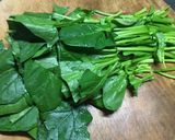 ベーコンとほうれん草の炒めもの作り方1写真