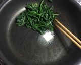ベーコンとほうれん草の炒めもの作り方3写真