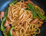 とっても簡単★うどんナポリタン作り方7写真