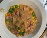 全てレンジクリーミー味噌キムチ炒飯弁当作り方5写真