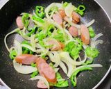 喫茶店のまろやかナポリタン♡薄焼き卵敷き作り方4写真