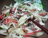 長ネギとミニトマトのすき焼き風味噌炒め作り方3写真