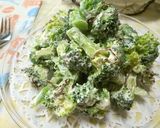 ブロッコリーのクリームチーズソースサラダ作り方5写真
