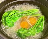ほうれん草と卵のスープ作り方2写真