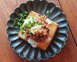 おうち居酒屋★厚揚げおろし納豆作り方3写真
