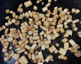 ご飯の為のおかず　大根と高菜の炒めご飯作り方1写真