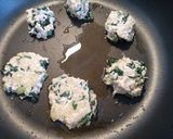 大根の葉としらすのオートミールミニチヂミ作り方4写真