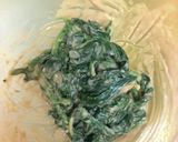 ねり胡麻で濃厚！ほうれん草とゆで卵サラダ作り方3写真