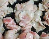 リカちゃん♡豚肉絹さや筍椎茸赤味噌炒め作り方7写真