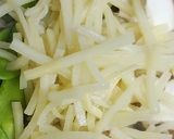 リカちゃん♡豚肉絹さや筍椎茸赤味噌炒め作り方10写真