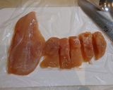 鶏むねのハチミツレモン照り焼き☆作り方1写真