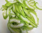 セロリと竹輪のわさびマヨネーズ和え作り方1写真