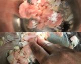 簡単！鶏むね肉からミンチに鶏つみれ鍋♪作り方3写真