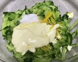 副菜♡ササミとキュウリの柚子マヨ和え作り方4写真