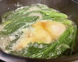 ほうれん草と卵のスープ作り方3写真