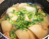 かぶの鶏そぼろあんかけ作り方4写真