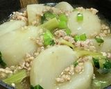 かぶの鶏そぼろあんかけ作り方5写真