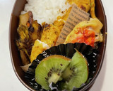 霜月16　ささみ舞茸カレー炒め　JK弁当作り方2写真