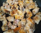 弁当や作り置きに♫鮭の一口サイズ唐揚げ☆作り方3写真
