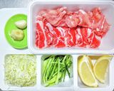 茹で豚こま肉のレモン仕立て町中華風作り方1写真
