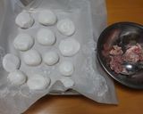 つるっと食感が楽しい❣挽肉入り白玉豆乳鍋作り方6写真