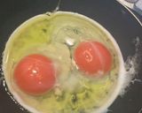 目玉焼きのパスタ（貧乏人のパスタ）作り方5写真
