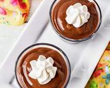 卵・ゼラチン不使用ぷるぷる柿チョコプリン作り方2写真