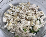 ササミとキュウリとワカメの柚子風味酢の物作り方4写真