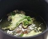 素材一品だけおかず、ケールの天ぷら作り方2写真