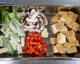 厚揚げのねぎたっぷり甘酢あんかけ作り方1写真