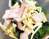 弁当に！じゃがほうれん草のマヨチーズ焼き作り方3写真