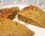 朝昼おやつ♪そば粉おからP柿ホットケーキ作り方9写真