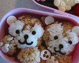 テディベアおにぎりのお弁当作り方6写真