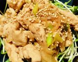 ささみ照り焼き丼作り方5写真