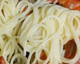 リカちゃん♡えびクリームトマトパスタ꙳⋆作り方8写真