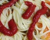 リカちゃん♡えびクリームトマトパスタ꙳⋆作り方10写真