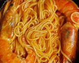 リカちゃん♡えびクリームトマトパスタ꙳⋆作り方11写真