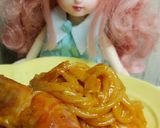 リカちゃん♡えびクリームトマトパスタ꙳⋆作り方14写真