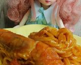リカちゃん♡えびクリームトマトパスタ꙳⋆作り方15写真